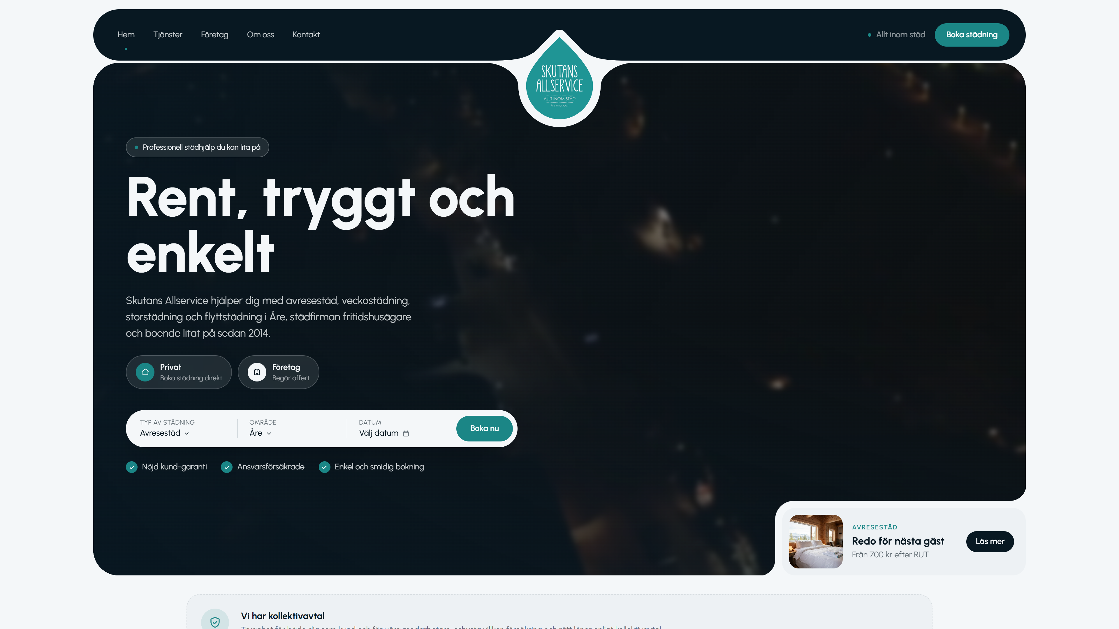 Skutans Allservice — desktop